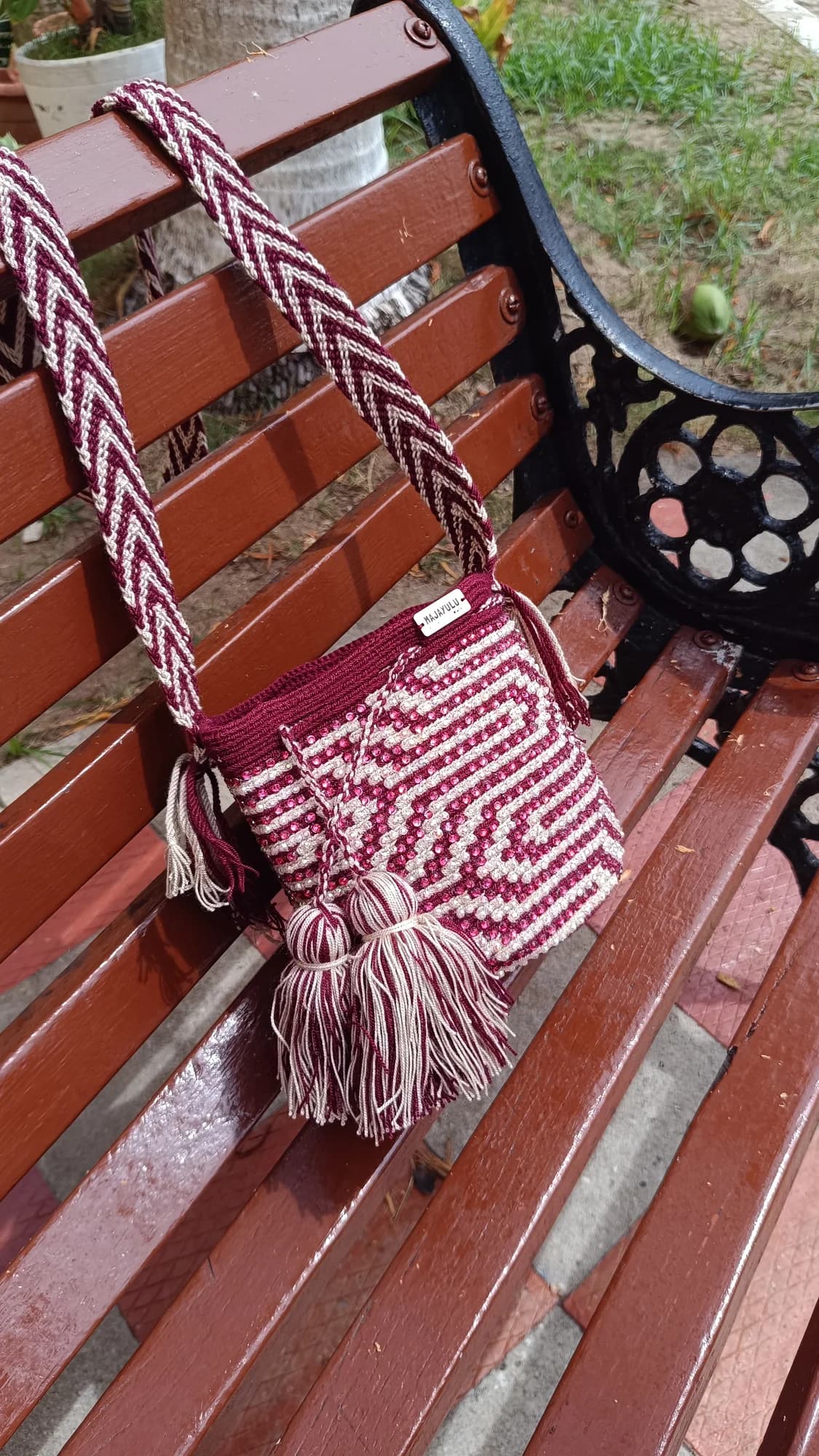 Mochila pequeña piedras