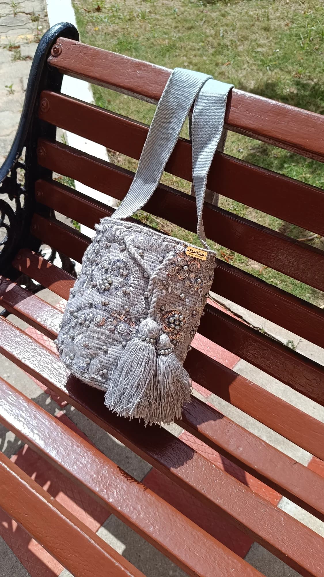 Mochila mediana recamada