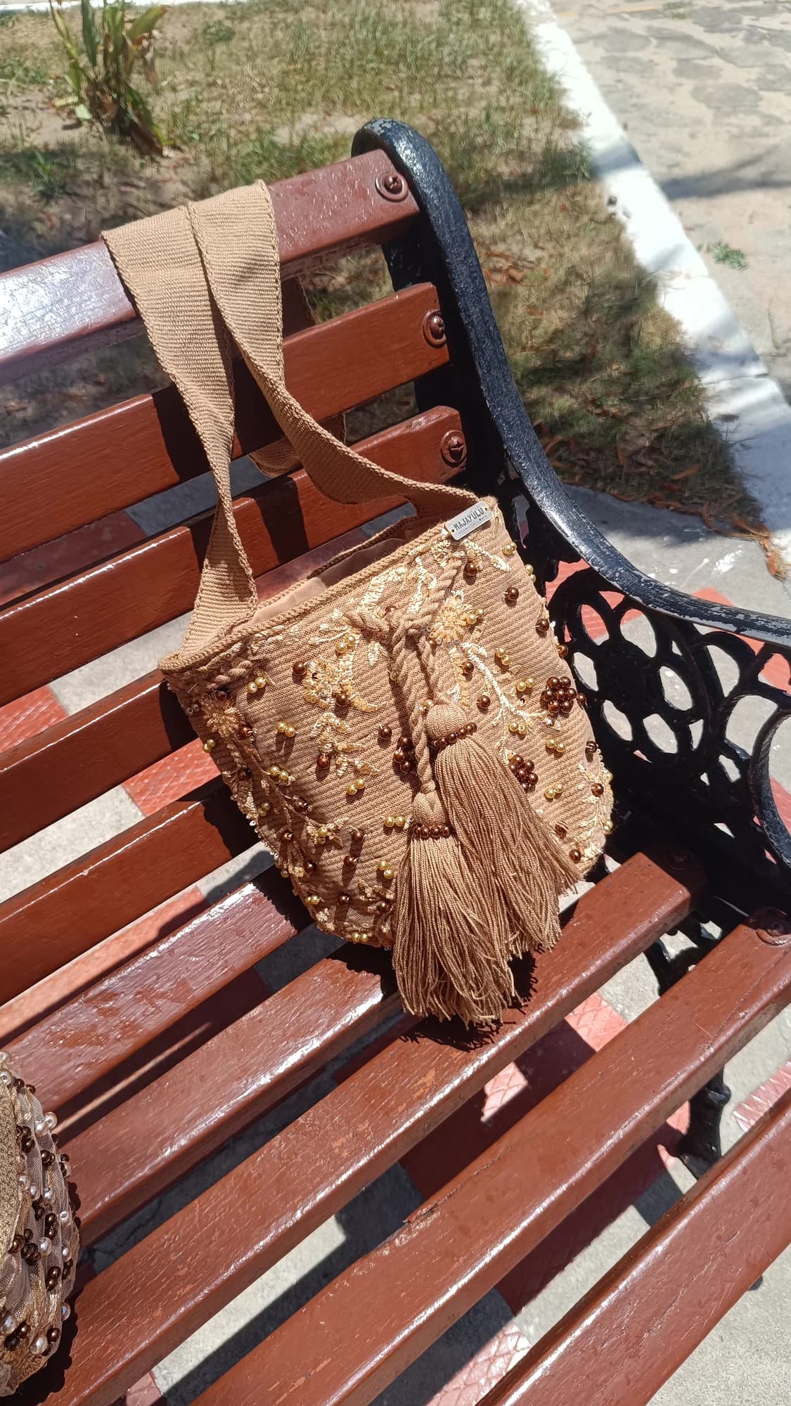 Mochila mediana recamada
