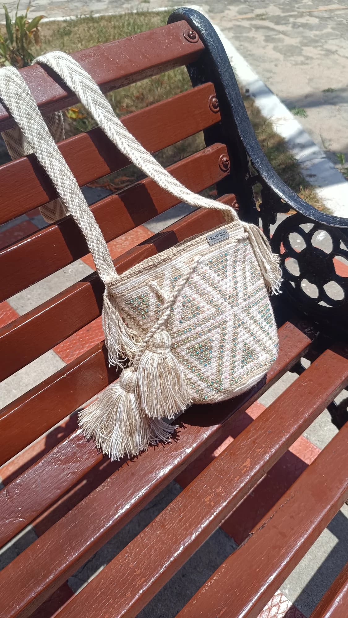 Mochila pequeña piedras