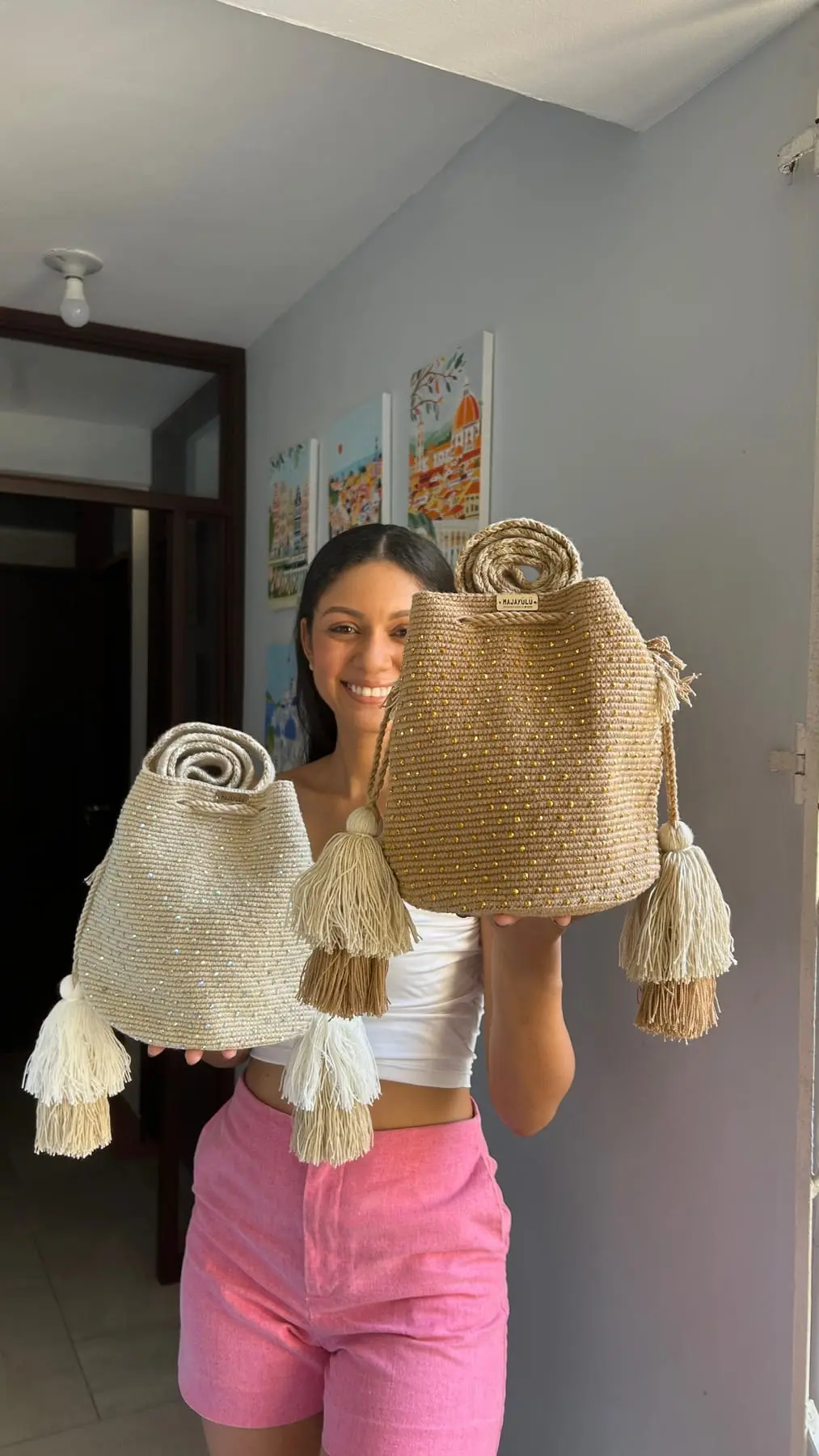Pieza wayuu terminada