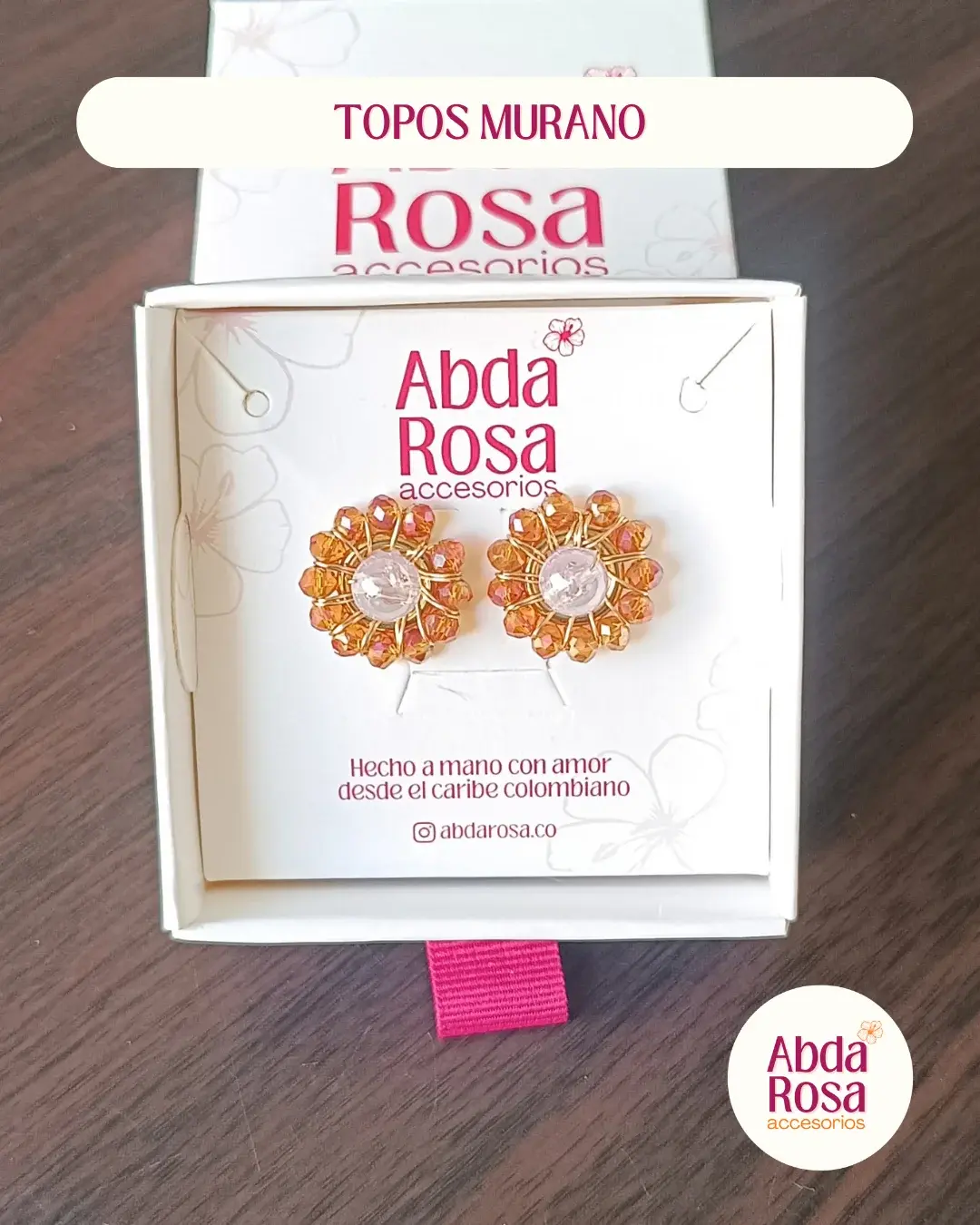 Topos murano · dorado traslucido 1