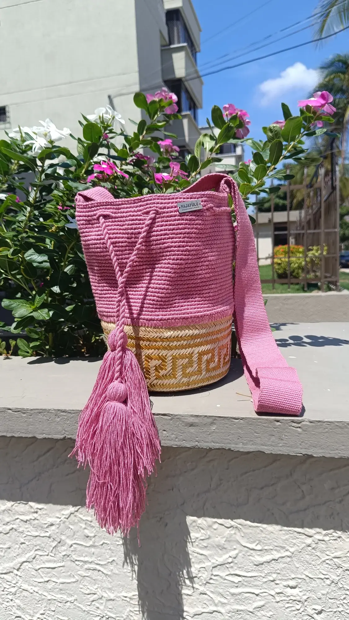Mochila canasto mediana