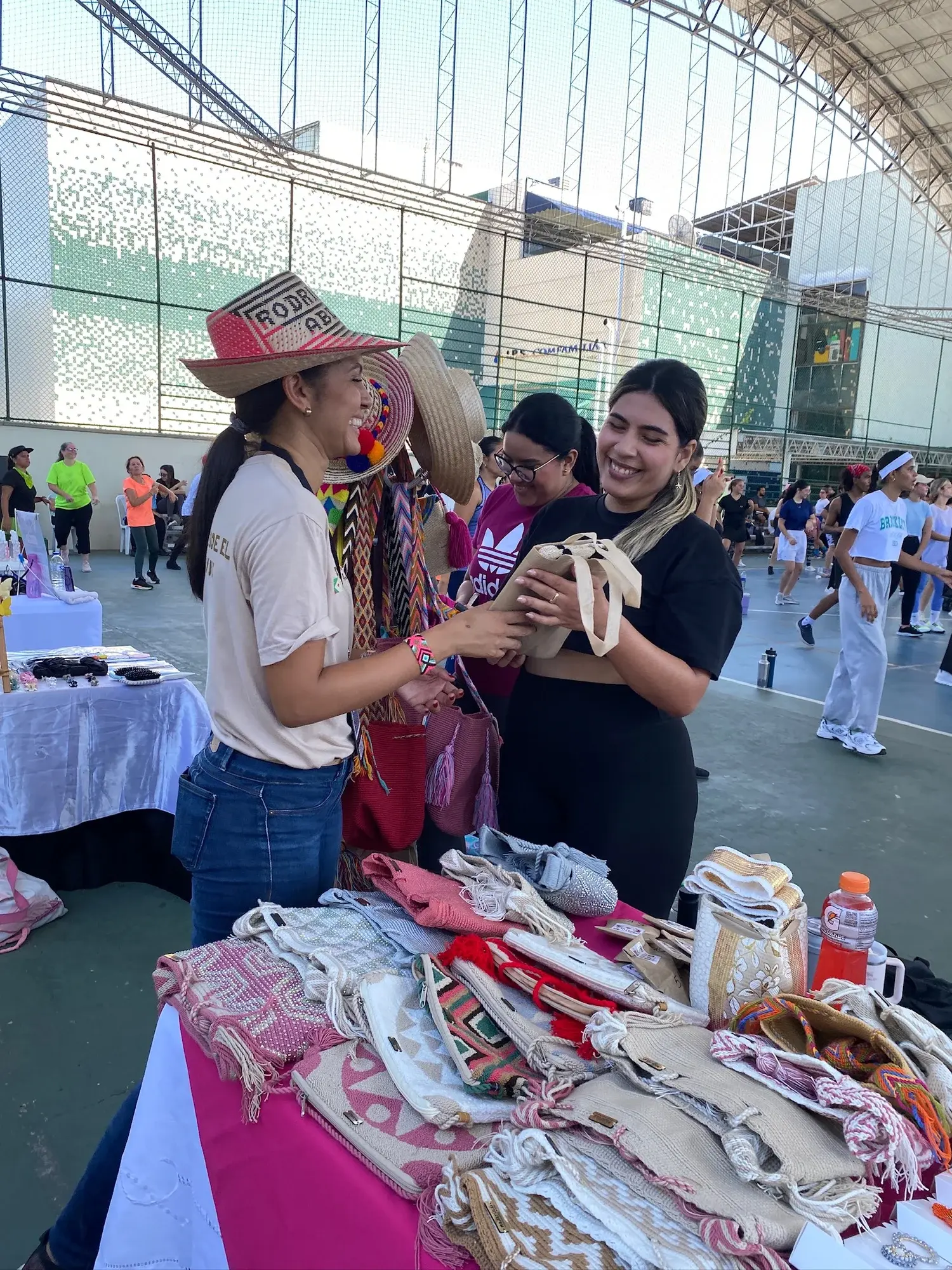 Cliente Clienta feria Megarrumba Rumberos Caribeños