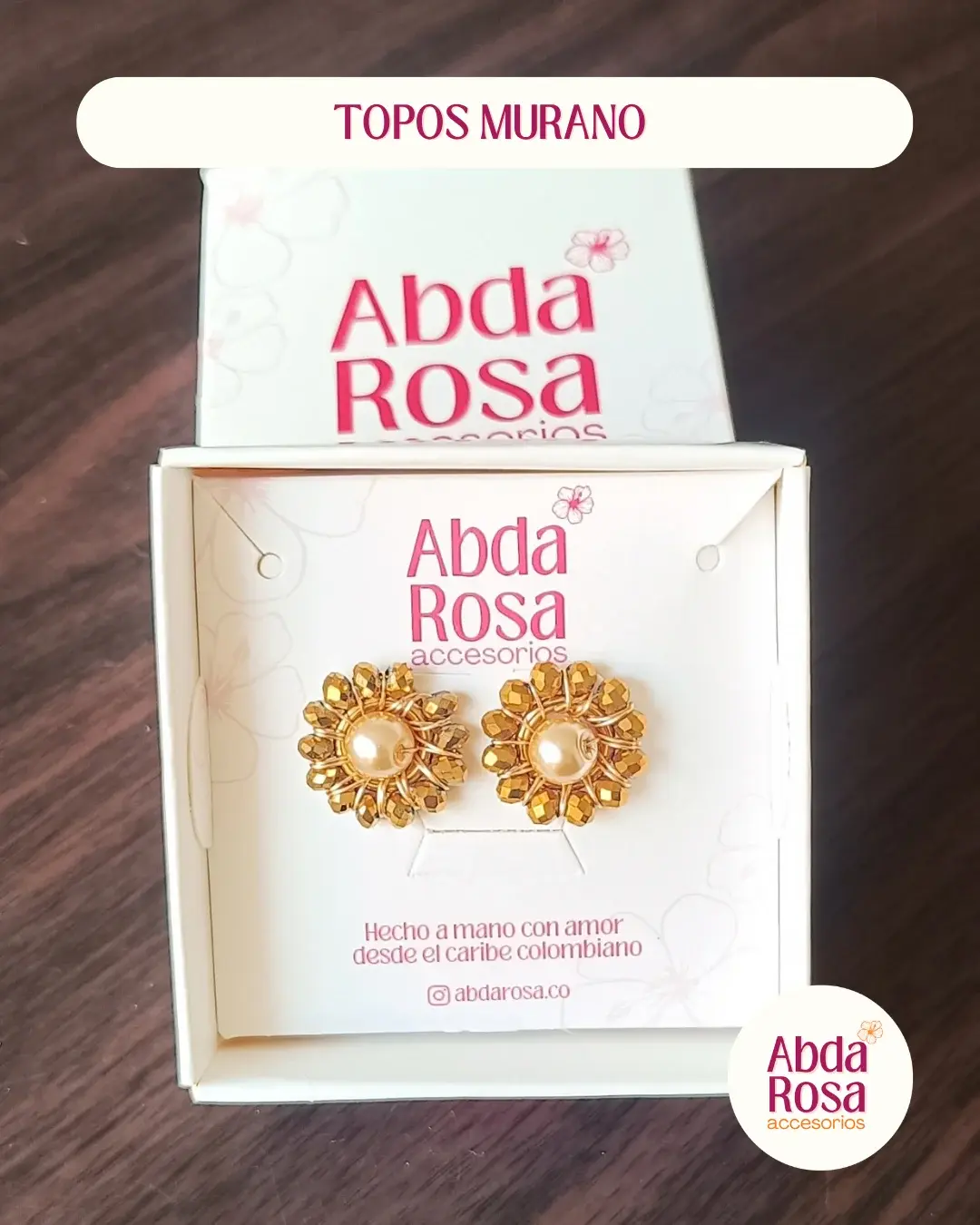 Topos murano · dorado 1